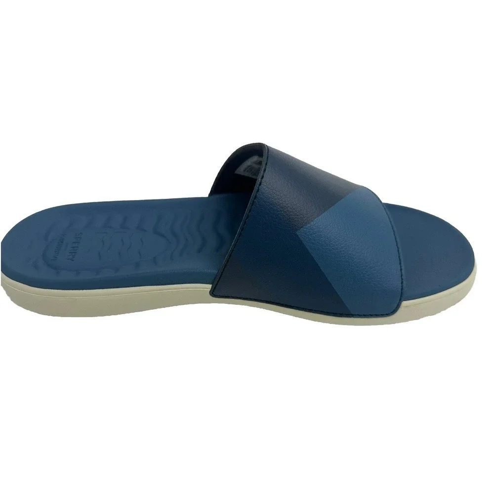 Sperry Men's Plushwave‎ Dock Slide Sandal, Color Blue Size 8 New